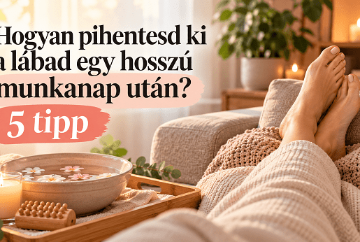 Hogyan pihentesd ki a lábad egy hosszú munkanap után? 5 tipp