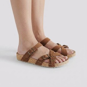 ATINA bronz papucs 41